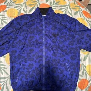 Reebok Blue and Black Windbreaker Jacket